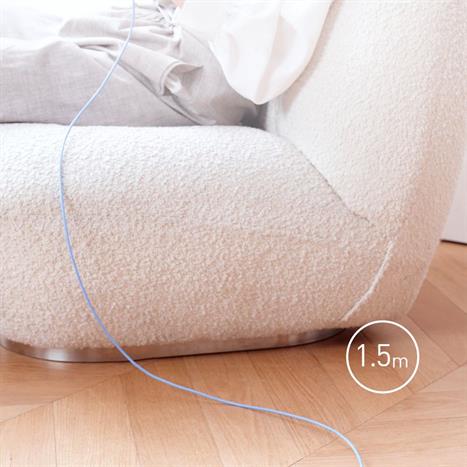 Cáp sạc nhanh và truyền dữ liệu USB-A - Lightning 12W 1.5m Innostyle J_IAL150_ tLBL Màu Xanh Dương