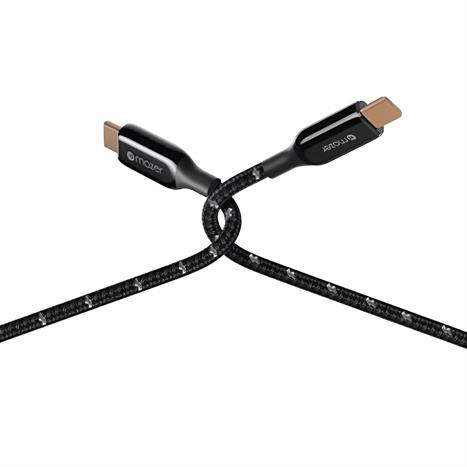 Cáp sạc nhanh và truyền dữ liệu Type-C - Type-C 100W 0.5m Mazer M-PL3PRO-C2C50-BK Màu Đen