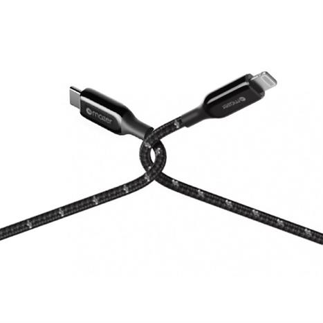 Cáp sạc nhanh và truyền dữ liệu Type-C - Lightning 30W 0.5m Mazer M-PL3Pro-C2L50-BK Màu Đen