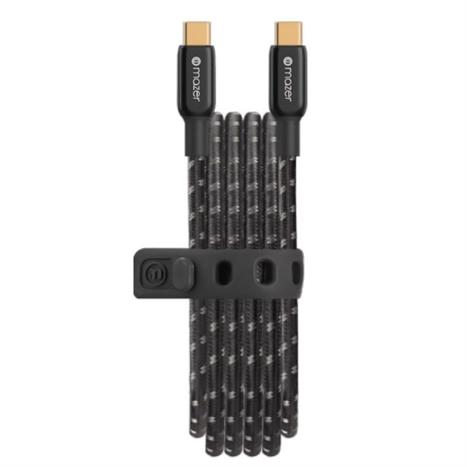Cáp sạc nhanh và truyền dữ liệu Type-C - Type-C 100W 2.5m Mazer M-PL3Pro-C250G2-BK Màu Đen