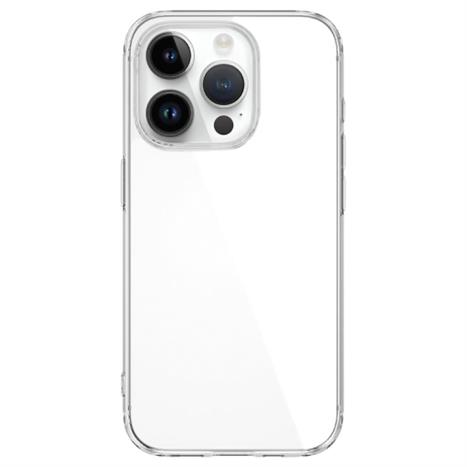 Ốp lưng iPhone 15 Pro Max PC TPU DEKEY Crystal case Màu Trắng