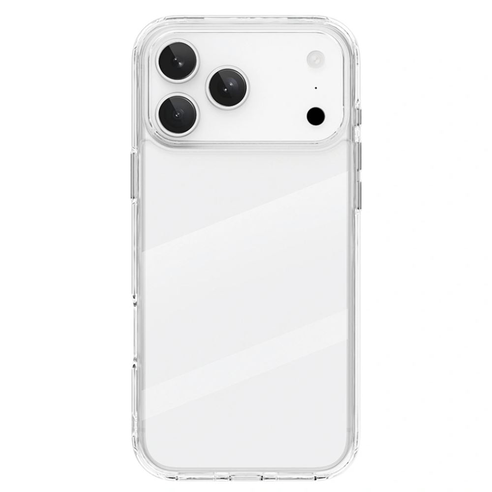 Ốp lưng iPhone 17 Pro Max PC TPU DEKEY Crystal case Màu Trắng