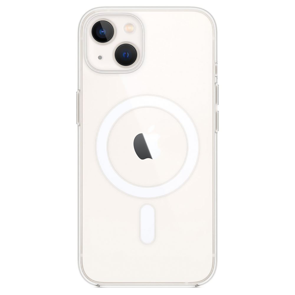 Ốp lưng MagSafe iPhone 13 PC TPU DEKEY Crystal case Màu Trắng