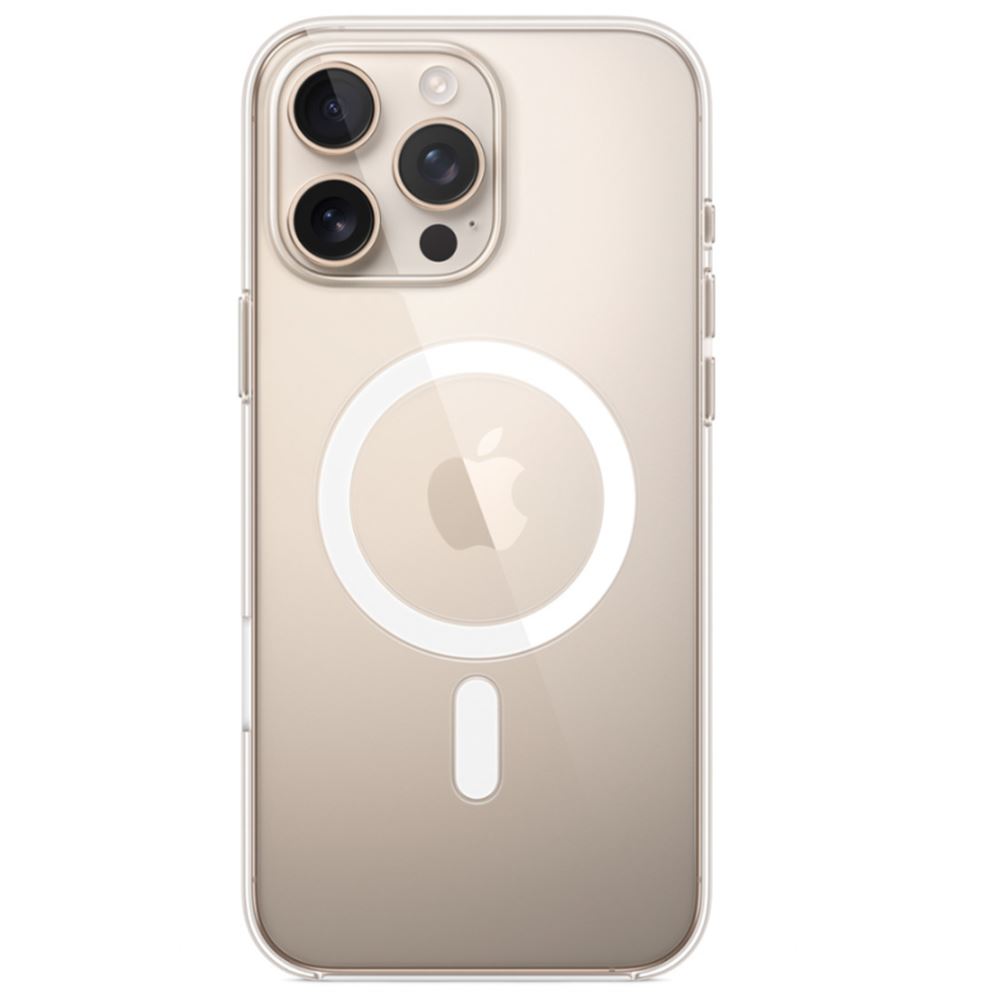 Ốp lưng MagSafe iPhone 16 Pro Max PC TPU DEKEY Crystal case Màu Trắng
