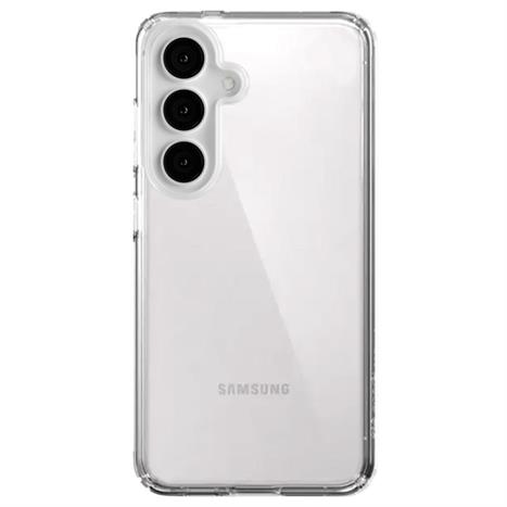 Ốp lưng Samsung Galaxy S24 PC TPU DEKEY Crystal case Màu Trắng
