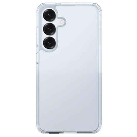 Ốp lưng Samsung Galaxy S25 PC TPU DEKEY Crystal case Màu Trắng