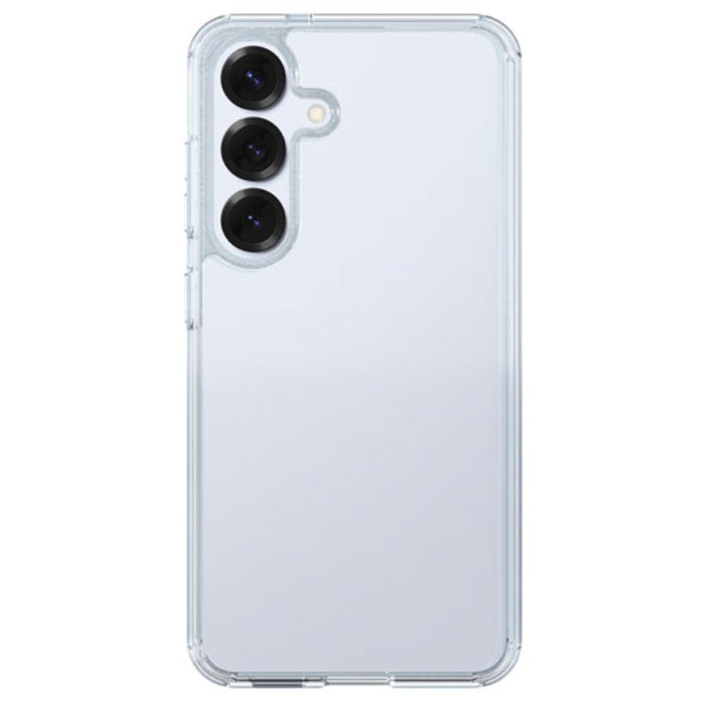 Ốp lưng Samsung Galaxy S25 PC TPU DEKEY Crystal case Màu Trắng