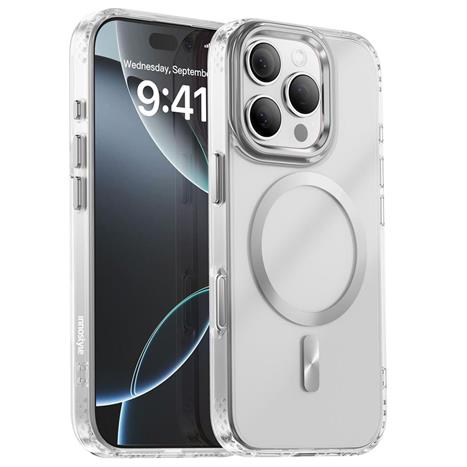Ốp lưng Magsafe iPhone 16 Pro PC TPU Innostyle MPC-01TRN-16P Màu Trắng