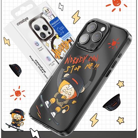 Ốp lưng Magsafe iPhone 16 Pro Max PC TPU Innostyle MPC-A01-16PM Màu Trắng