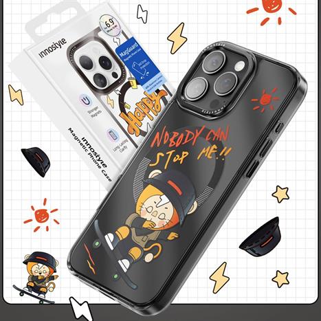 Ốp lưng Magsafe iPhone 16 Pro PC TPU Innostyle MPC-B01-16PM Màu Trắng