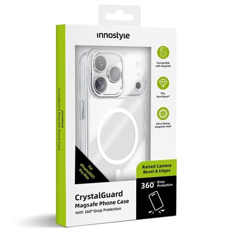 Ốp lưng Magsafe iPhone 17 Pro PC TPU Innostyle CG10TRN-17P Màu Trắng