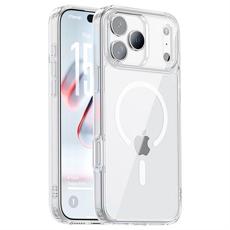 Ốp lưng Magsafe iPhone 17 Pro PC TPU Innostyle CG10TRN-17P Màu Trắng