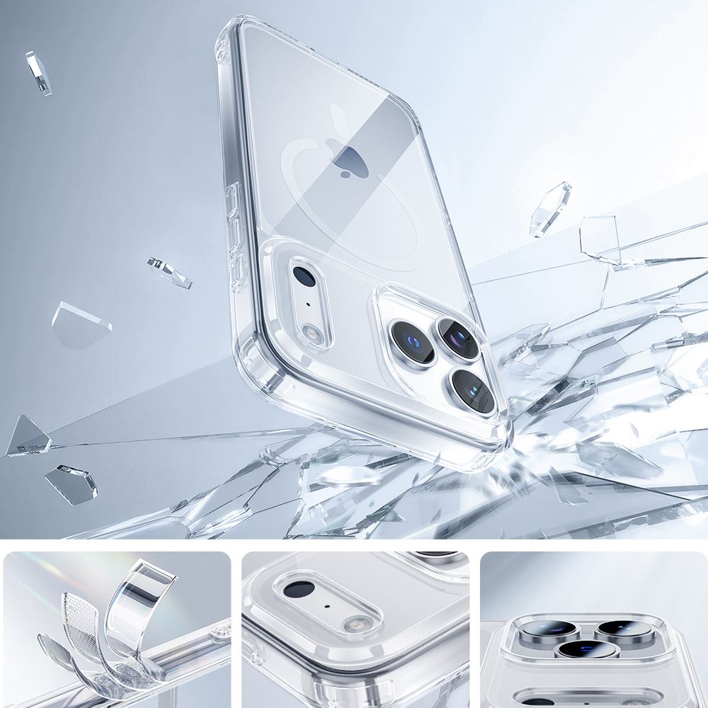 Ốp lưng Magsafe iPhone 17 Pro PC TPU Innostyle CG10TRN-17P Màu Trắng