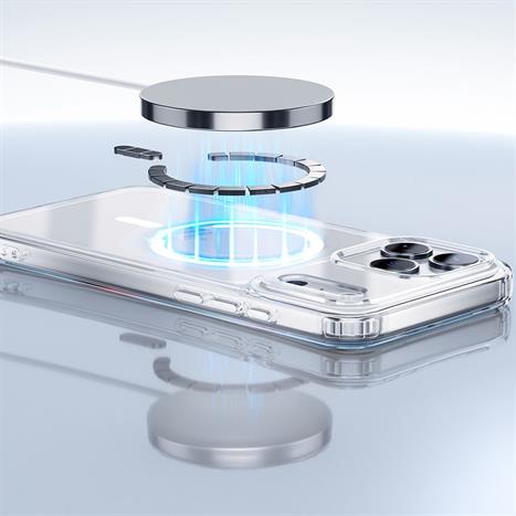 Ốp lưng Magsafe iPhone 17 Pro Max PC TPU Innostyle CG10TRN-17PM Màu Trắng