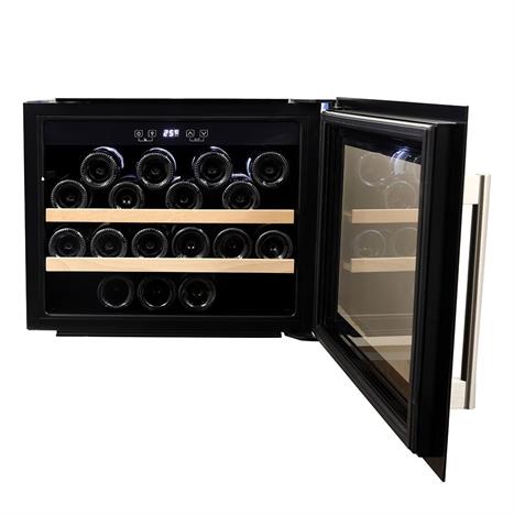 Tủ rượu vang Kocher 28 chai KWEU-1128B Màu Đen