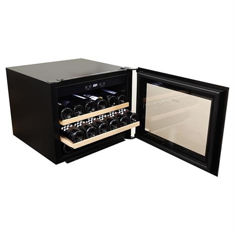 Tủ rượu vang Kocher 28 chai KWEU-1128B Màu Đen