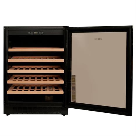 Tủ rượu vang Kocher 54 chai KWEU-1156B Màu Đen