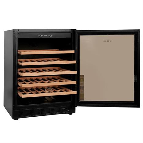 Tủ rượu vang Kocher 54 chai KWEU-1156B Màu Đen