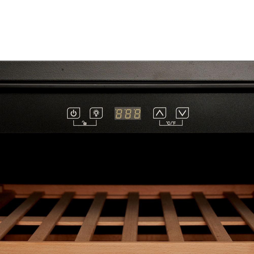 Tủ rượu vang Kocher 54 chai KWEU-1156B Màu Đen