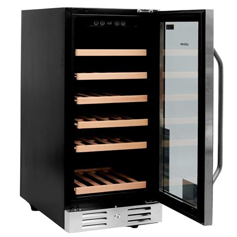 Tủ rượu vang Kocher 31 chai KWEU-1131B Màu Đen