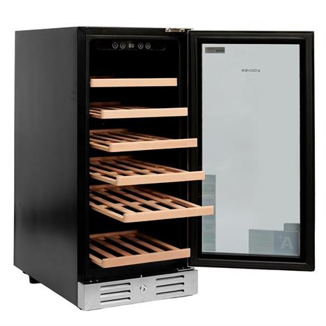 Tủ rượu vang Kocher 31 chai KWEU-1131B Màu Đen