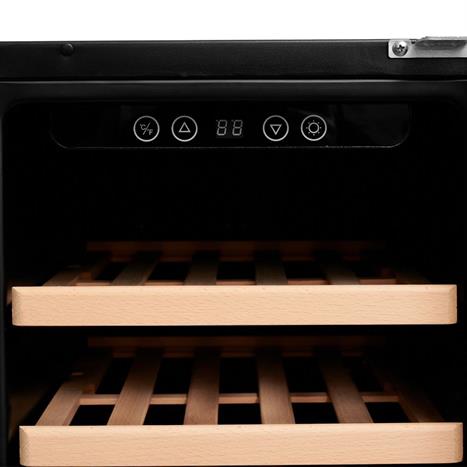 Tủ rượu vang Kocher 31 chai KWEU-1131B Màu Đen