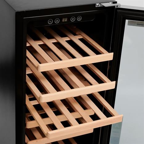 Tủ rượu vang Kocher 31 chai KWEU-1131B Màu Đen