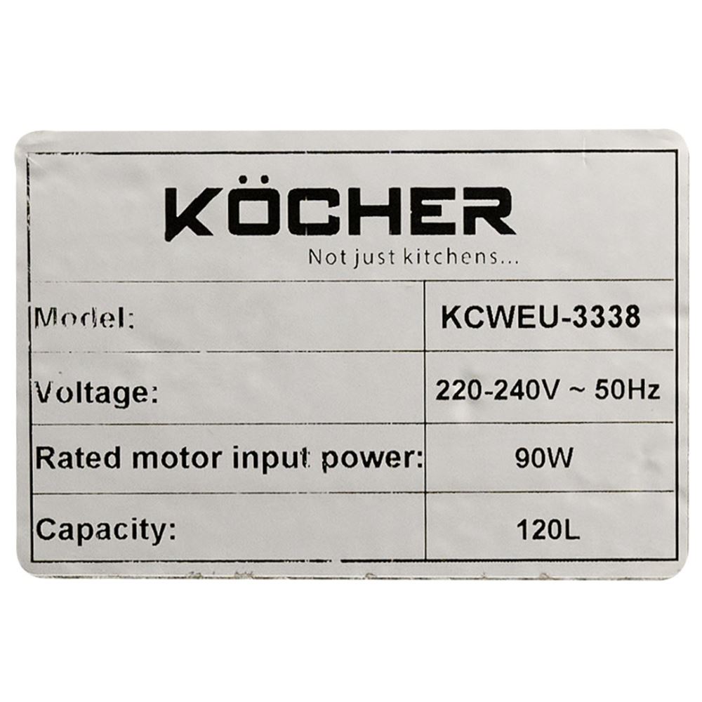 Tủ rượu vang – cigar Kocher 38 chai KCWEU-3338 Màu Đen