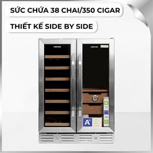 Tủ rượu vang – cigar Kocher 38 chai KCWEU-3338