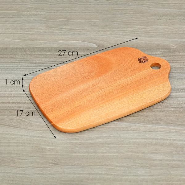 Thớt thái gỗ chữ nhật 27 x 17 cm Trường Sơn EV27