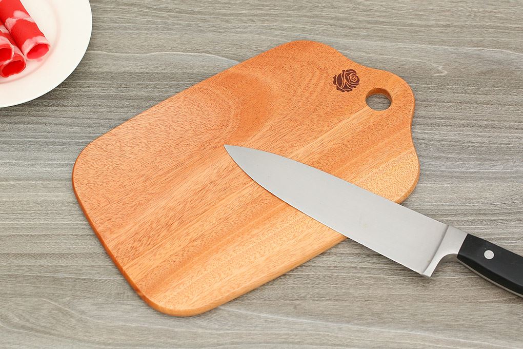 Thớt thái gỗ chữ nhật 27 x 17 cm Trường Sơn EV27 Màu Nâu