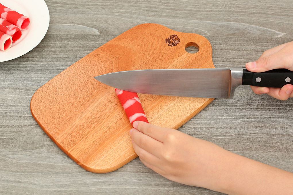 Thớt thái gỗ chữ nhật 27 x 17 cm Trường Sơn EV27 Màu Nâu