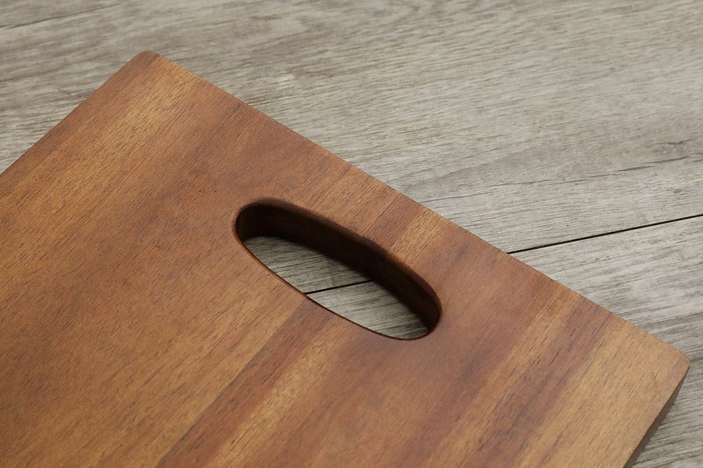 Thớt thái gỗ tràm chữ nhật 23 x 30 cm Trường Sơn ST30 Màu Đen - nâu