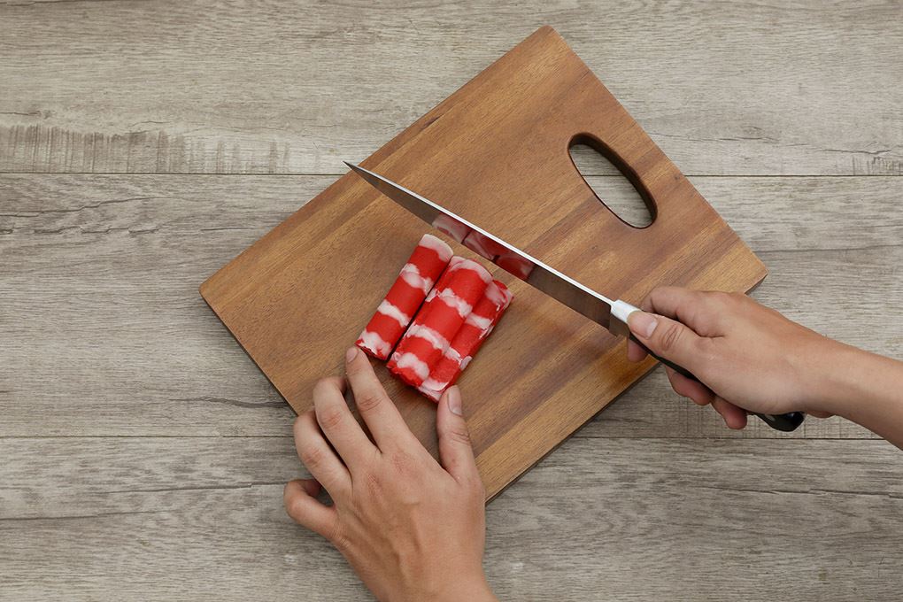Thớt thái gỗ tràm chữ nhật 23 x 30 cm Trường Sơn ST30 Màu Đen - nâu