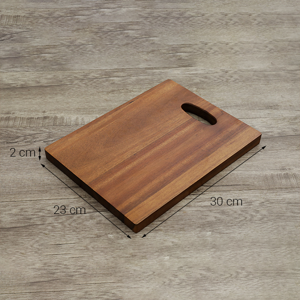 Thớt thái gỗ tràm chữ nhật 23 x 30 cm Trường Sơn ST30