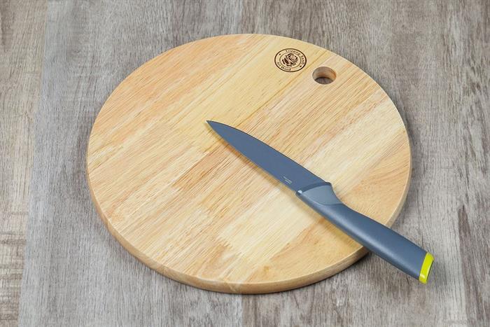 Thớt thái gỗ cao su tròn 28 cm Trường Sơn 280