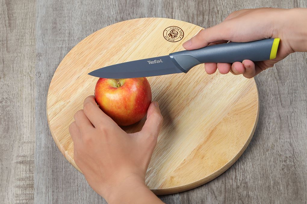 Thớt thái gỗ cao su tròn 28 cm Trường Sơn 280 Màu Nâu