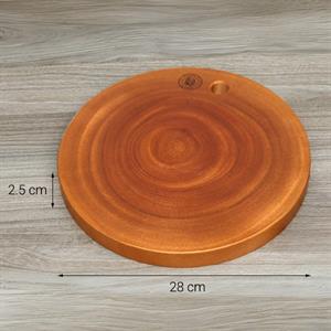 Thớt thái gỗ xà cừ tròn 28 cm Trường Sơn 280