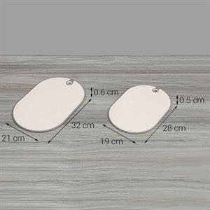 Bộ 2 thớt thái lúa mạch oval tròn Delites CF7431