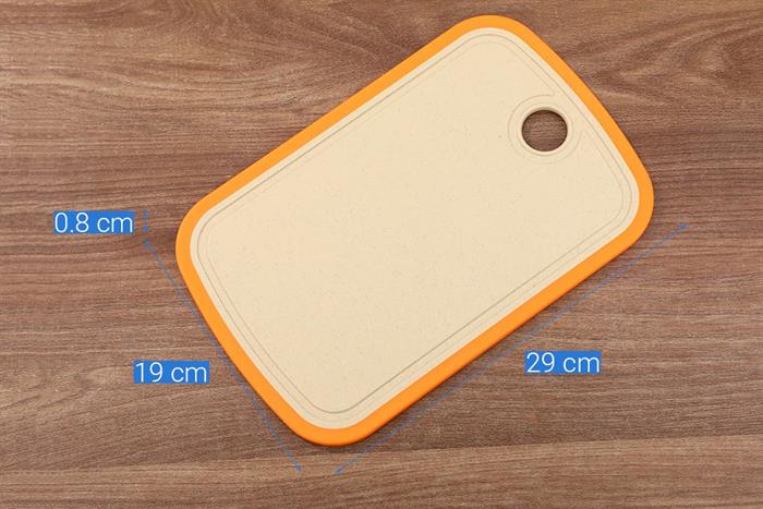 Thớt lúa mạch chữ nhật 29 cm Delites CF7490 Màu Cam