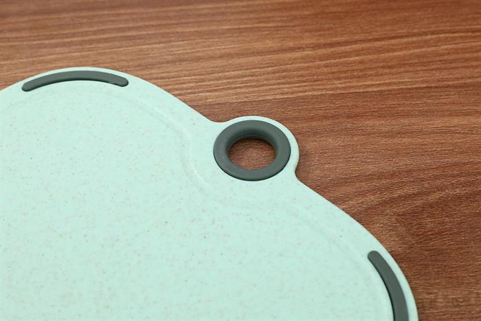 Thớt lúa mạch chữ nhật 33.8 cm Delites CF7491 Màu Xanh lá