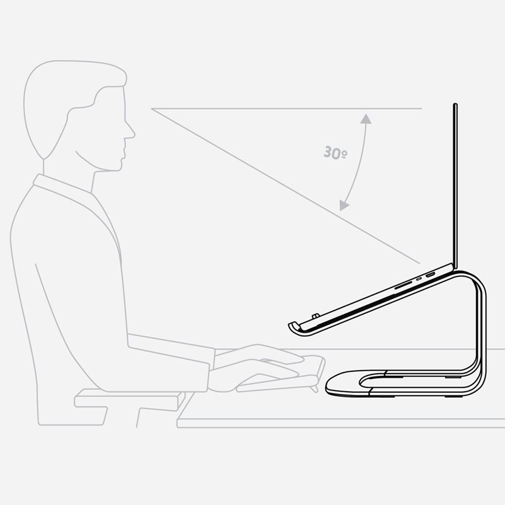 Đế Laptop Hyperspace HS1110WHGL Màu Trắng