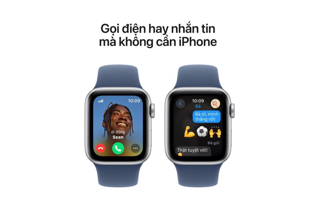 Apple Watch SE 2 GPS + Cellular 40mm viền nhôm dây thể thao Màu Bạc