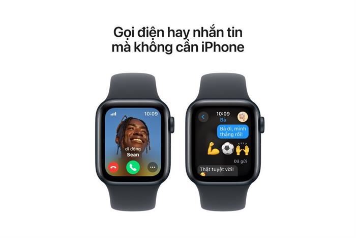 Apple Watch SE 2 GPS + Cellular 40mm viền nhôm dây thể thao Màu Xanh đen