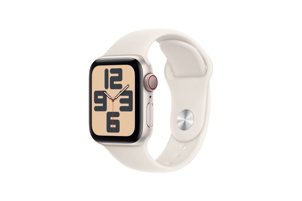 Apple Watch SE 2 GPS + Cellular 40mm viền nhôm dây thể thao Màu Trắng Starlight
