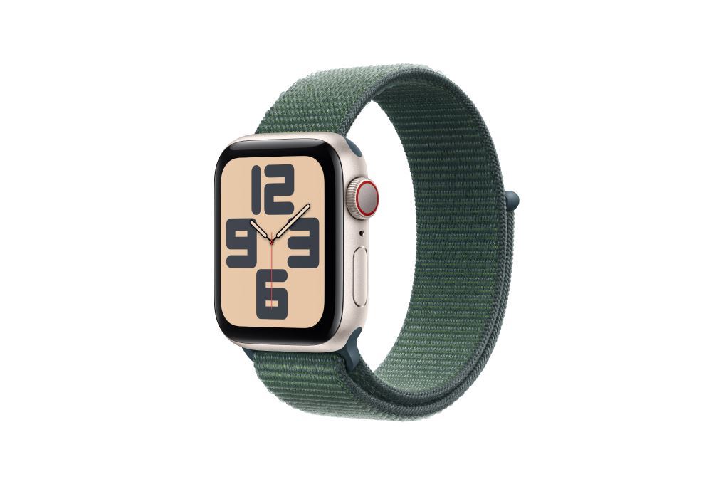 Apple Watch SE 2 GPS + Cellular 40mm viền nhôm dây vải Màu Trắng Starlight