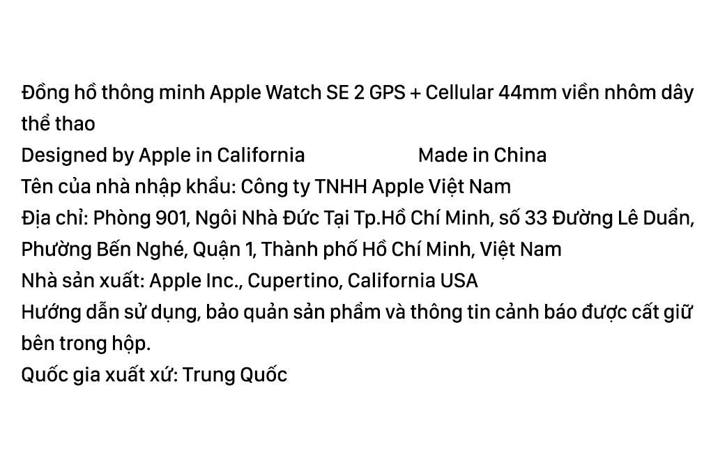 Apple Watch SE 2 GPS + Cellular 44mm viền nhôm dây thể thao - 10