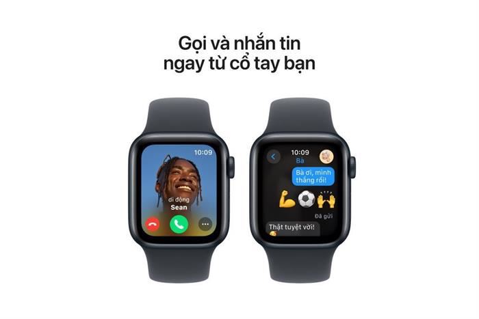 Apple Watch SE 2 GPS 44mm viền nhôm dây thể thao Màu Xanh đen