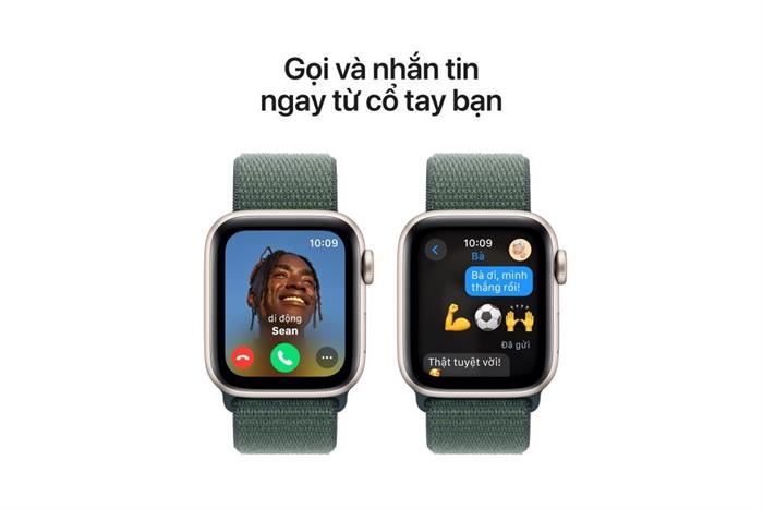 Apple Watch SE 2 GPS 44mm viền nhôm dây vải Màu Trắng Starlight