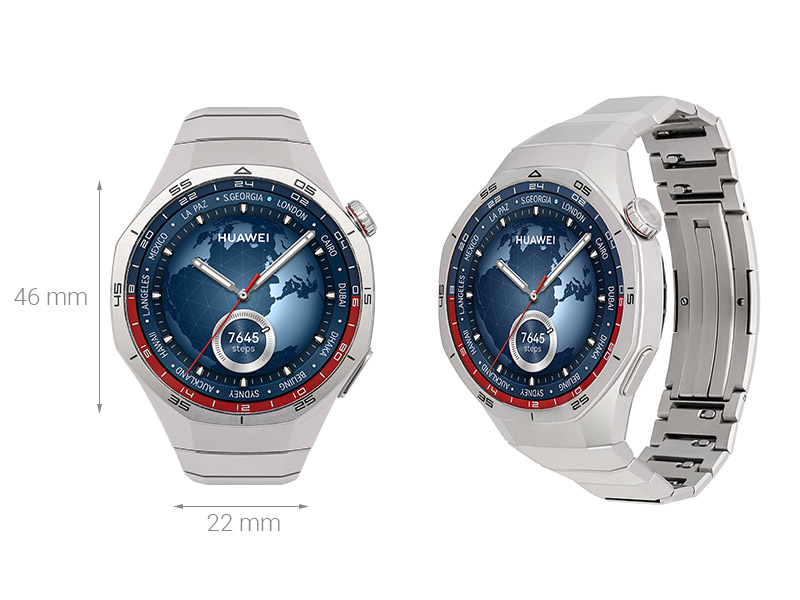 Huawei Watch GT 5 Pro 46mm viền Titanium dây Titanium